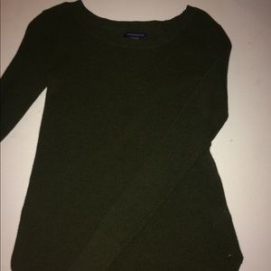 American eagle sweater, olive colored